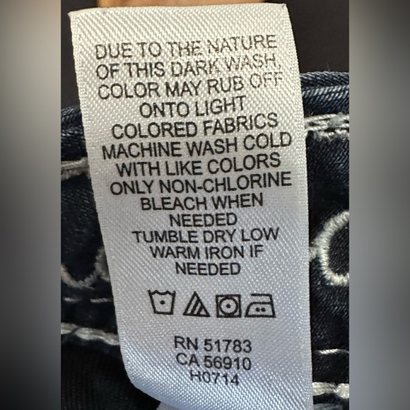 Maurice’s womens straight leg jeans dark denim medium - Picture 6 of 6